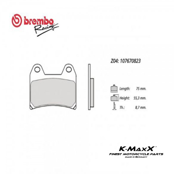 Bremsbelag Z04-70823