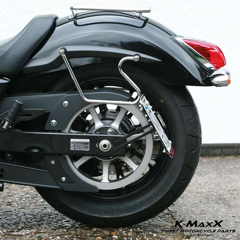 Nummernschildhalter Für Yamaha XV 535 Virago 1987-2003 - Seitliche Montage